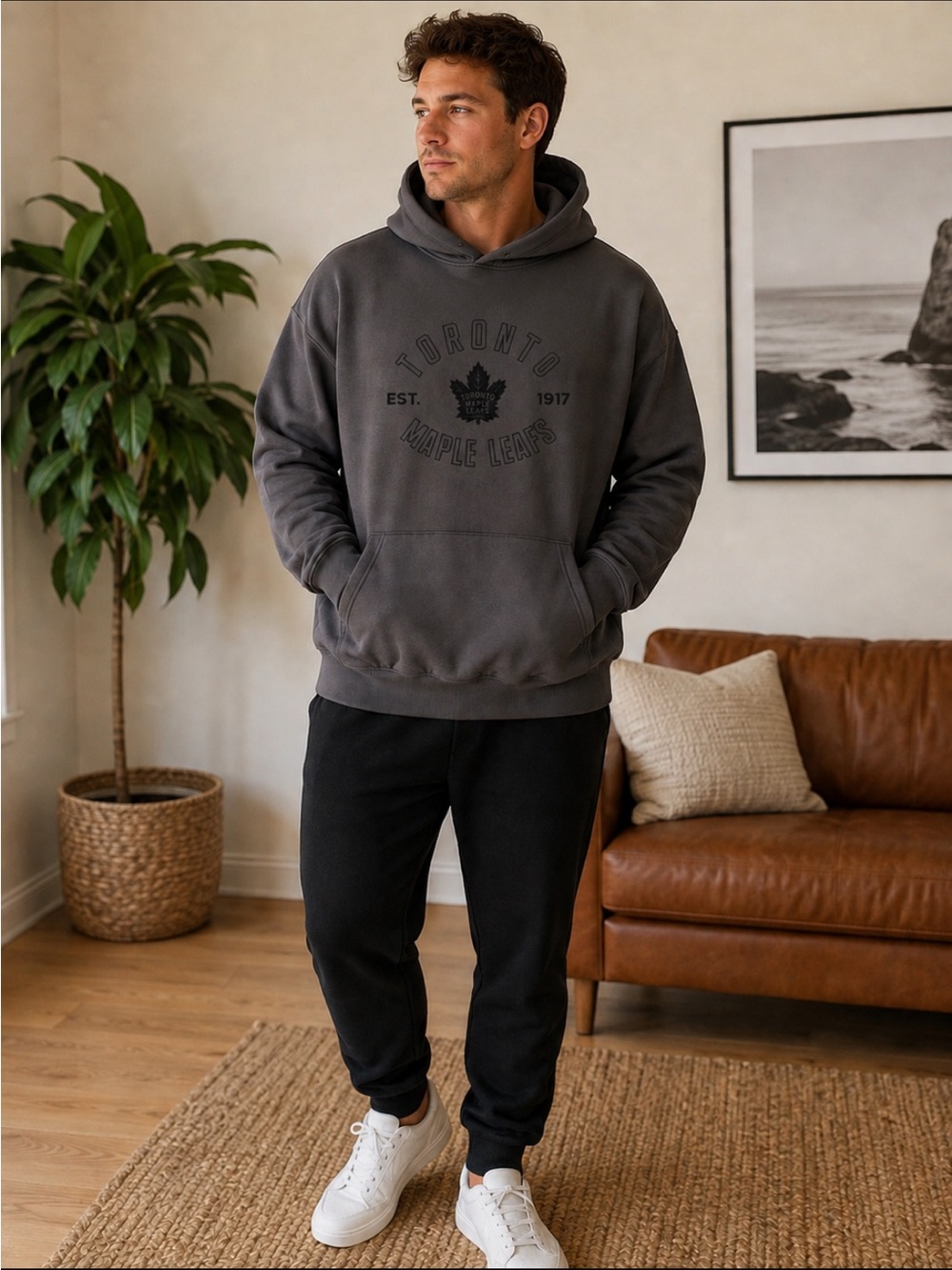Toronto Maple Leafs Levelwear Oversized Hoodie – XL – New With Tags